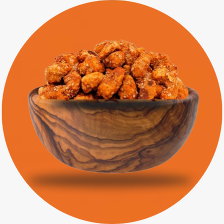 CASTANHA DE CAJU CARAMELIZADA COM LEITE