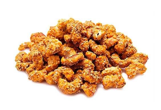 CASTANHA DE CAJU CARAMELIZADA COM LEITE CONDENSADO
